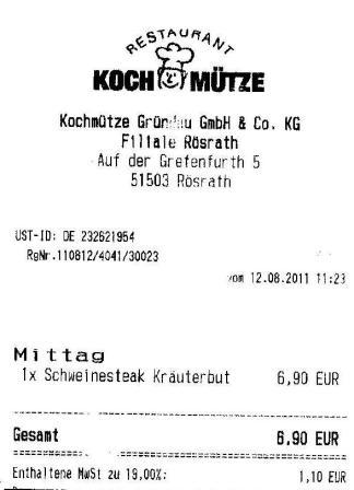 vdim Hffner Kochmtze Restaurant